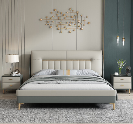 Modern Two-Drawer Bedside Table Set