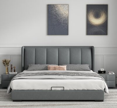Set of 2 Abstract Framed Wall Art Panels