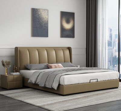 Large Neutral Textured Area Rug